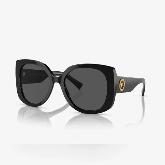 Versace Black Sunglasses Full inclusion NWT - Picture 1 of 5